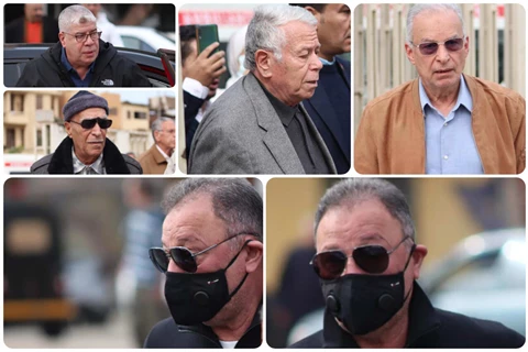 "الخطيب وحسن حمدي على رأس الحضور".. جنازة مهيبة لميمي الشربيني (صور)